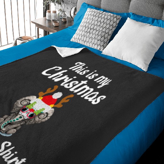 Discover This Is My Christmas Pajama Christmas Sticker, Disney Elephant Dumbo Christmas , Dumbo Christmas Baby Blankets