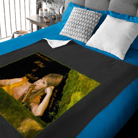 Eras Tour Collection Champagne Problems Speech 1 Baby Blankets