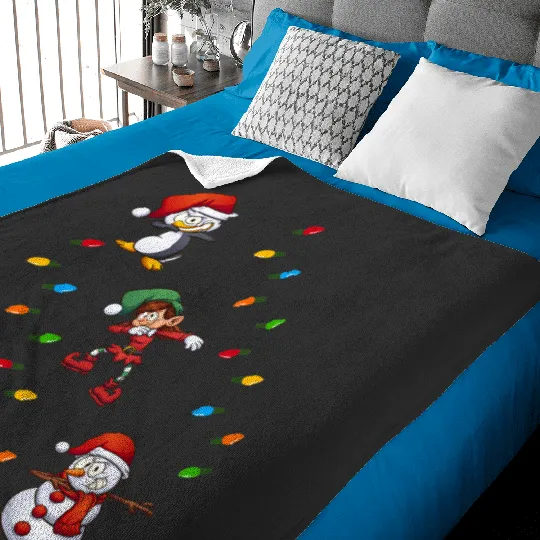 Christmas Boys Girls Men Xmas Dabbing Santa Elf Friends Xmas  1: Mickey Disney Christmas, Disney Christmas Baby Blankets