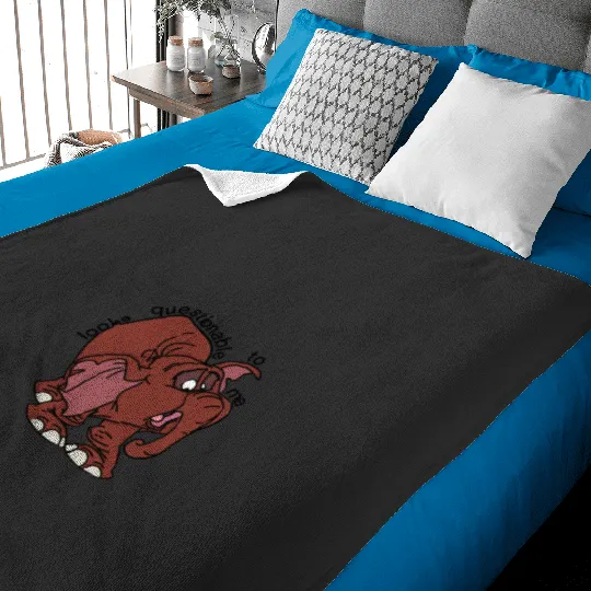 Discover Tarzan looks questionable to me Sticker: Disney Elephant Dumbo, Dumbo Baby Blankets