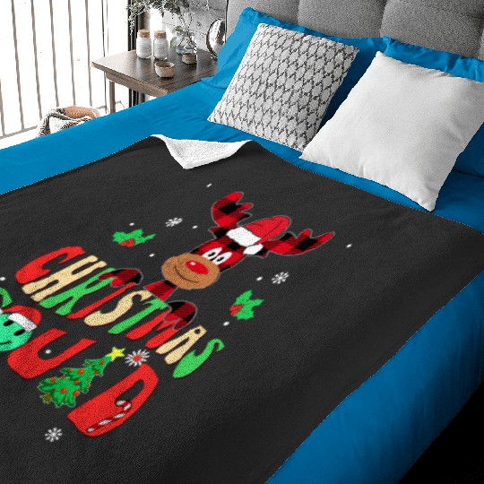 Discover family christmas squad 2023 reindeer groovy shirt: Mickey Disney Christmas, Disney Christmas Baby Blankets