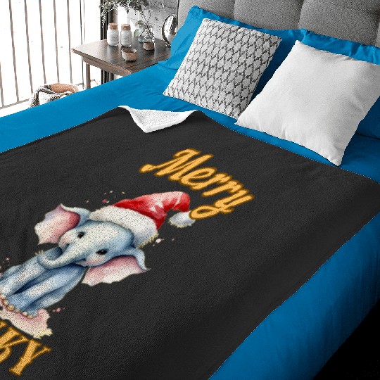 Discover Merry And Trunky. watercolor elephant  , Disney Elephant Dumbo Christmas , Dumbo Christmas Baby Blankets