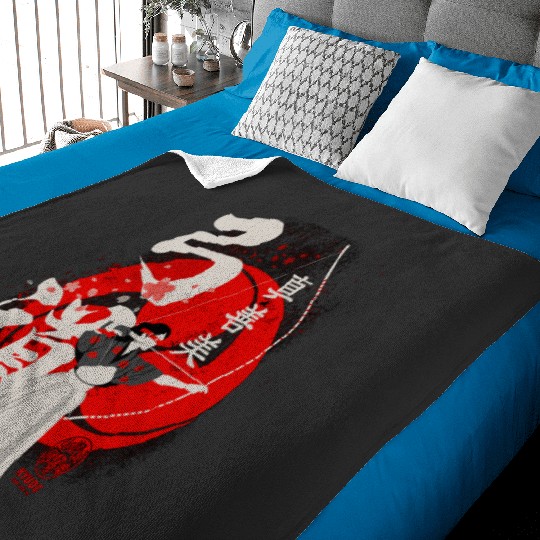 Kawaii samurai girl with katana: Disney Mulan Anime Mushu, Mulan and Mushu Baby Blankets