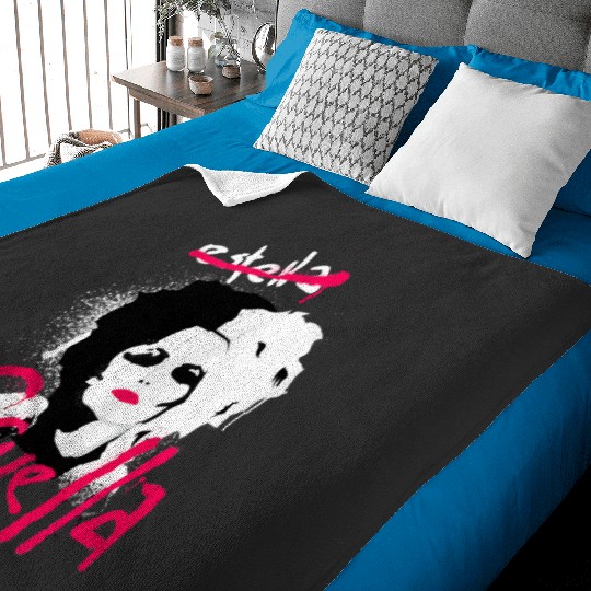 disney cruella estella punk rock spray paint Baby Blankets