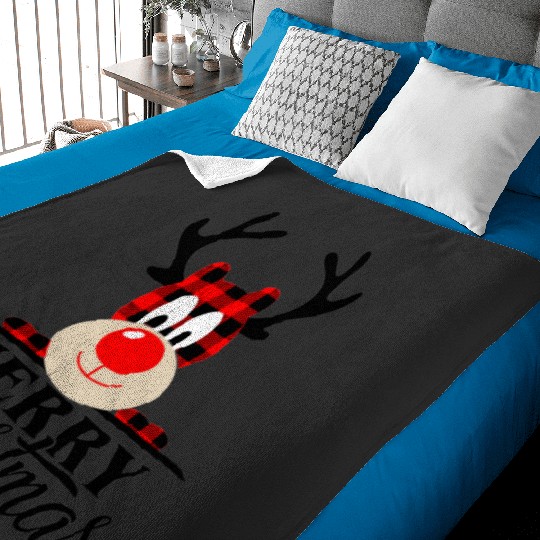 Discover New Christmas Merry Christmas Plaid Reindeer  : Mickey Disney Christmas, Disney Christmas Baby Blankets