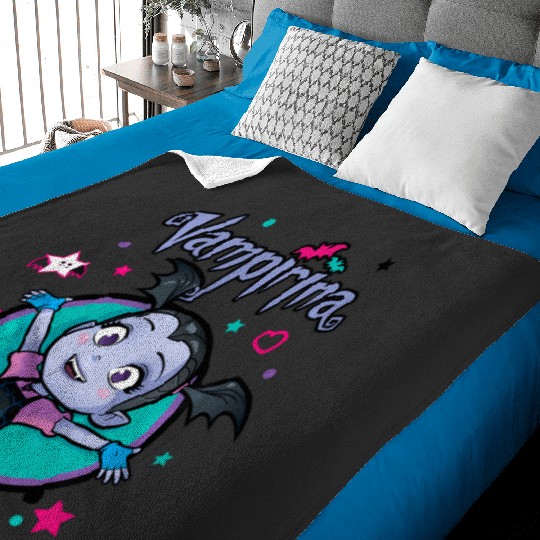 Disney Vampirina In Circle Baby Blankets