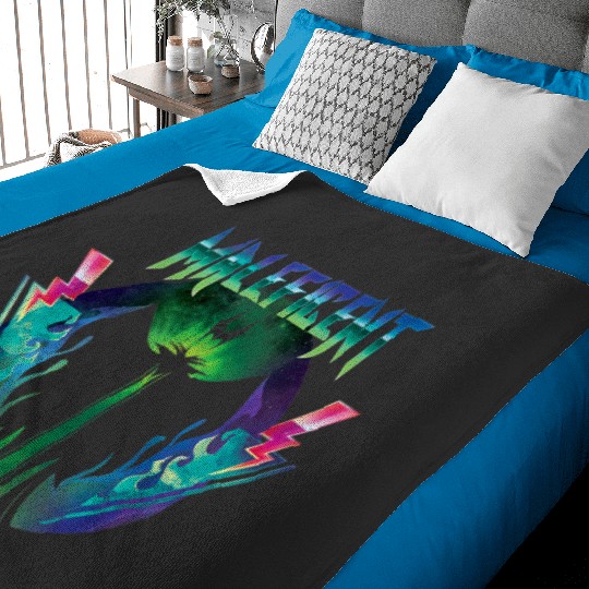 Maleficent 90s Rock Band Neon   SALE!! : Disney Villains Maleficent , Maleficent Gift S-5XL Baby Blankets