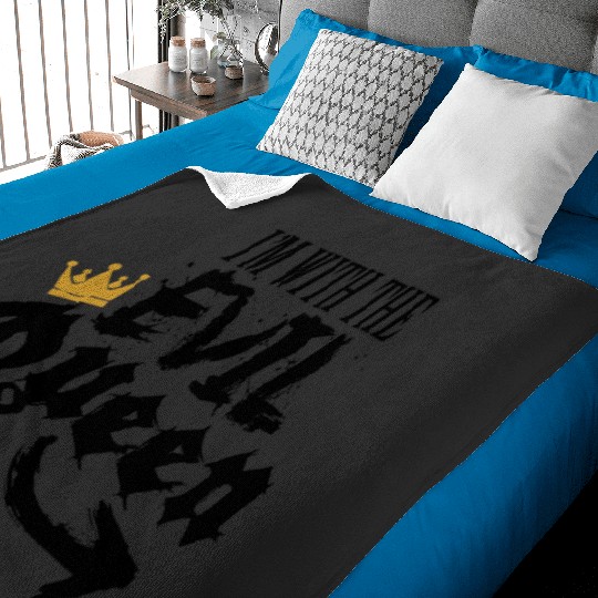 With The Evil Queen matching set funny halloween costume for couples   SALE!! : Disney Villains Maleficent , Maleficent Gift S-5XL Baby Blankets