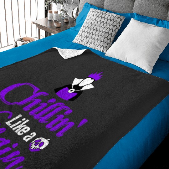 Chillin' Like A Villain   SALE!! : Disney Villains Maleficent , Maleficent Gift S-5XL Baby Blankets