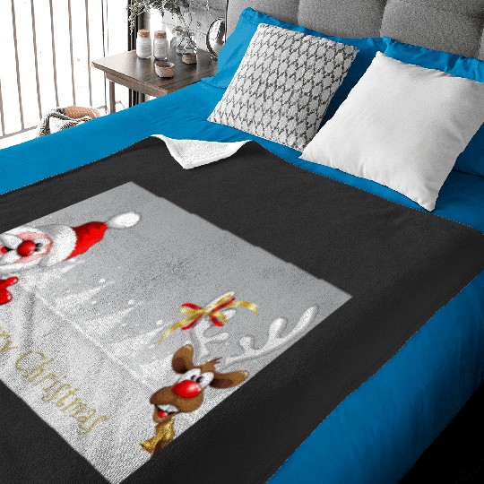 Discover Merry Christmas From Santa and Rudolph  : Mickey Disney Christmas, Disney Christmas Baby Blankets