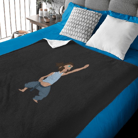 Asian woman  : Disney Mulan Anime Mushu, Mulan and Mushu Baby Blankets