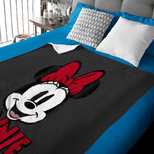Discover Disney Mickey And Friends Minnie Mouse Vintage Portrait Baby Blankets