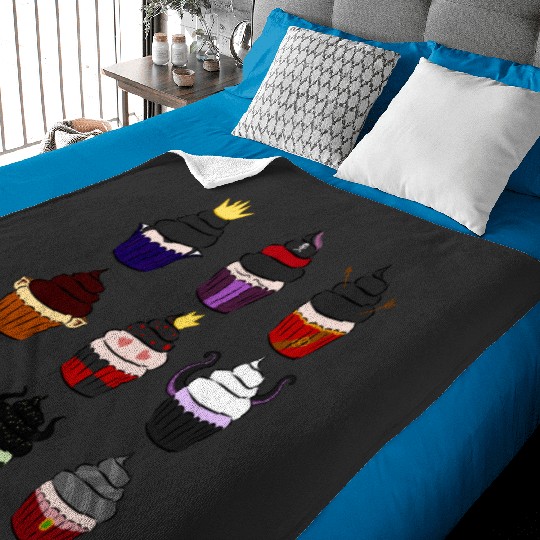 Discover Villains cupcakes   SALE!! : Disney Villains Maleficent , Maleficent Gift S-5XL Baby Blankets