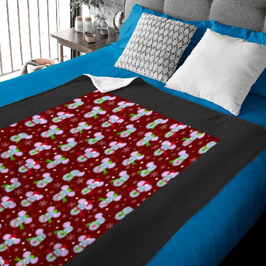 Discover Cute Christmas Rat Art Sticker1, Disney Elephant Dumbo Christmas , Dumbo Christmas Baby Blankets
