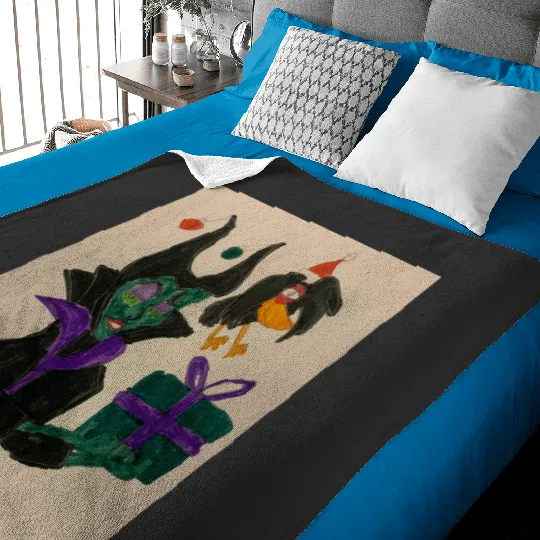 Christmas maleficent   SALE!! : Disney Villains Maleficent , Maleficent Gift S-5XL Baby Blankets