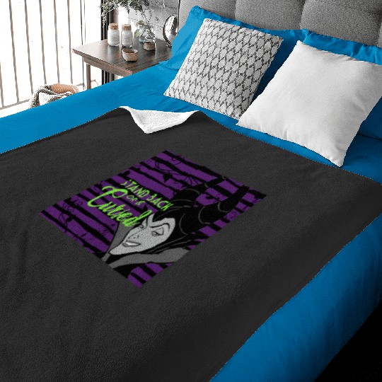Villains with Horns Stand Back Or Be Cursed Design   SALE!! : Disney Villains Maleficent , Maleficent Gift S-5XL Baby Blankets