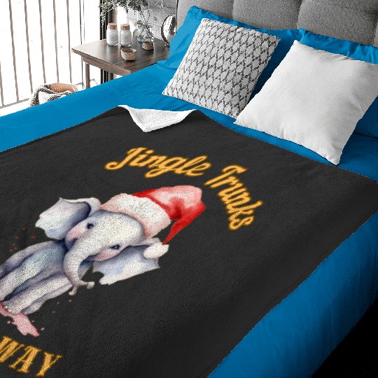 Discover Jingle Trunks All The Way. elephant lover  , Disney Elephant Dumbo Christmas , Dumbo Christmas Baby Blankets