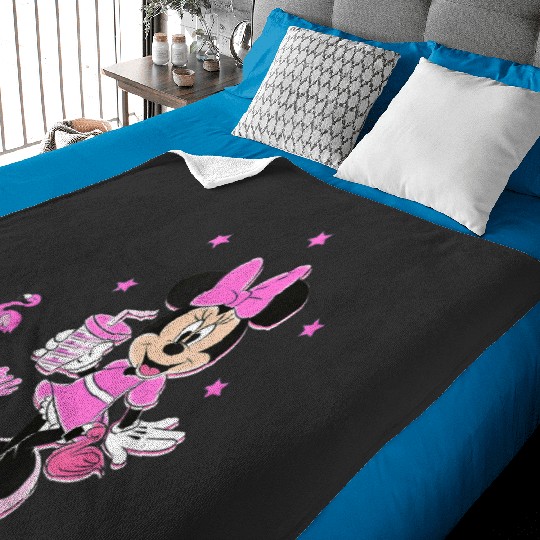 Discover Disney Minnie Mouse Pretty in Pink Tank Top Baby Blankets