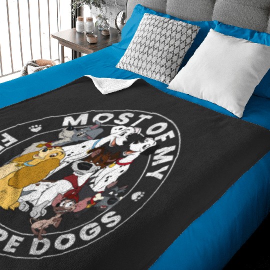 Discover Disney Classic Group Most Of My Friends Are Dogs Baby Blankets