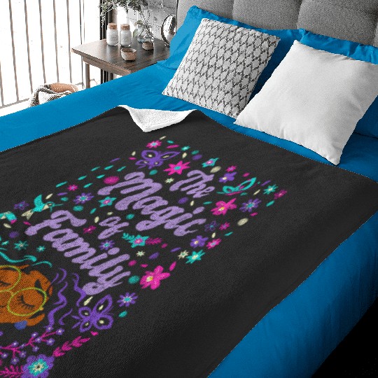 Discover Disney Encanto Mirabel The Magic Of Family Floral Portrait Baby Blankets