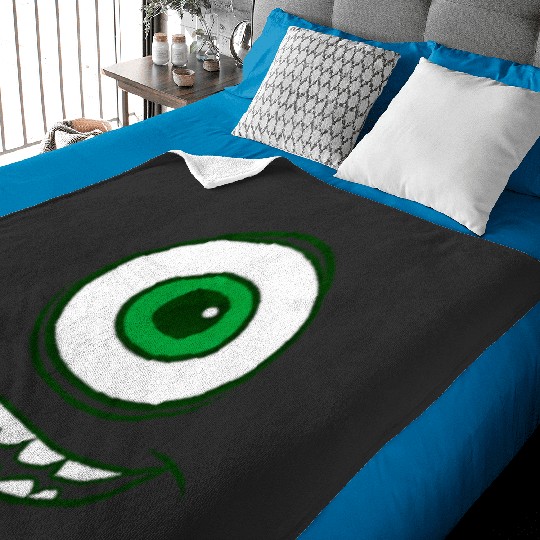 Disney Monsters Inc. Mike Wazowski Halloween Baby Blankets