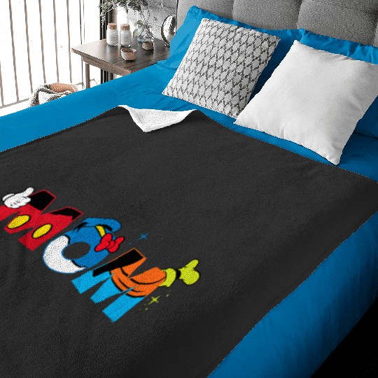 Discover Disney Mickey Mouse and Friends Mom Mother’s Day Birthday Baby Blankets