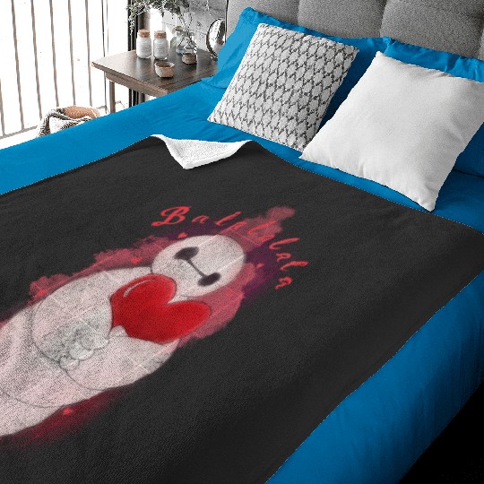 Discover Disney Big Hero 6 Baymax Heart Portrait Baby Blankets
