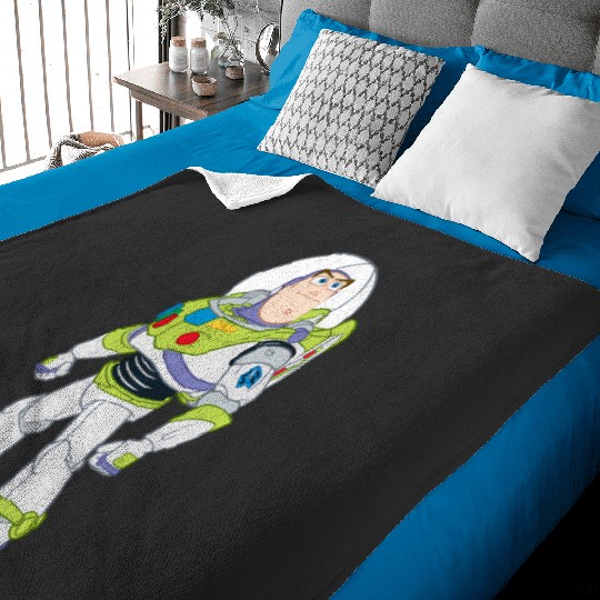 Discover Disney Pixar Toy Story Buzz Lightyear Strong Pose Baby Blankets