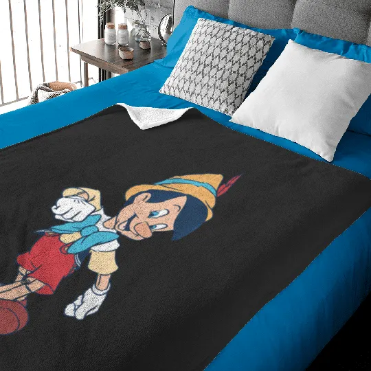 Disney Pinocchio Vintage Portrait Baby Blankets