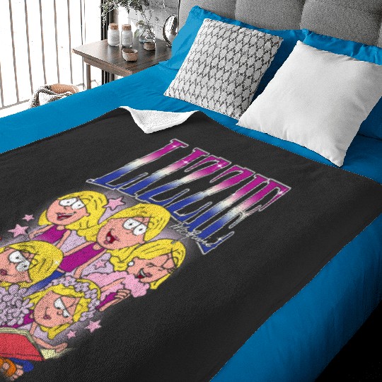 Discover Disney Lizzy McGuire Lizzie 90s Style Collage Big Chest Logo Baby Blankets