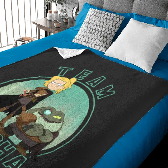 Disney Channel Amphibia Team Sasha Baby Blankets