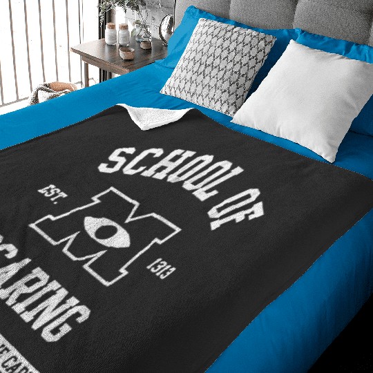 Discover disney Pixars monsters university school of scaring est 1313 sweat Baby Blankets