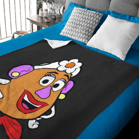 Disney Pixar Toy Story Mrs. Potato Head Big Portrait Baby Blankets