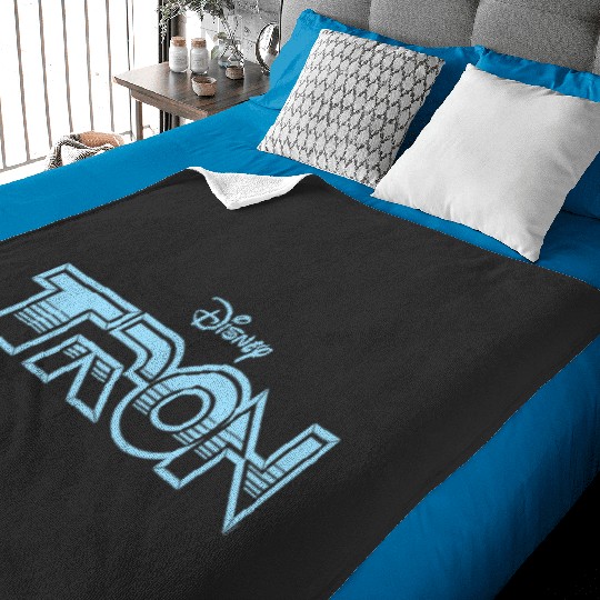 Disney TRON  1982 Original Movie Logo Baby Blankets