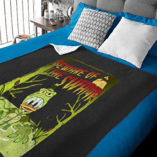 Discover Disney Mickey And Friends Halloween Donald Duck Swamp Baby Blankets