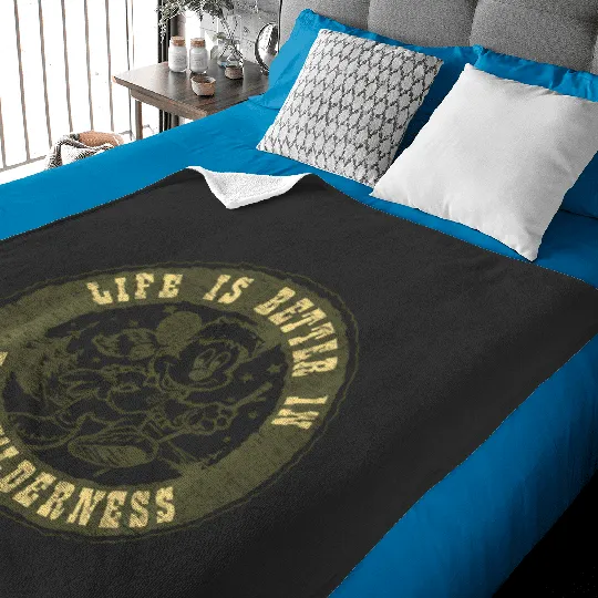 Discover Disney Mickey And Friends Life Is Better In The Wilderness Baby Blankets