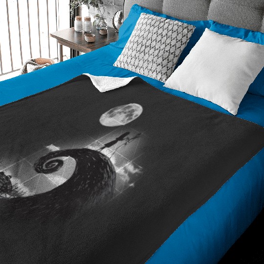 Disney Nightmare Before Christmas Jack And Sally Baby Blankets