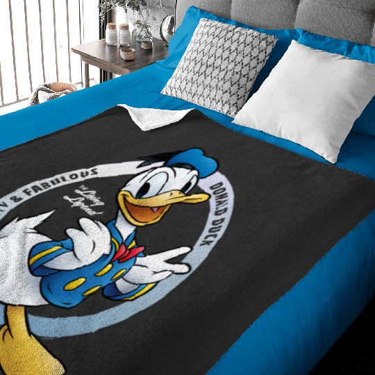Discover Disney Donald Duck 90th Anniversary Feisty & Fabulous Legend Long Sleeve Baby Blankets