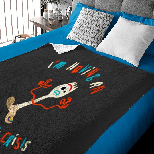 Discover Disney Pixar Toy Story 4 Forky Existential Crisis Baby Blankets