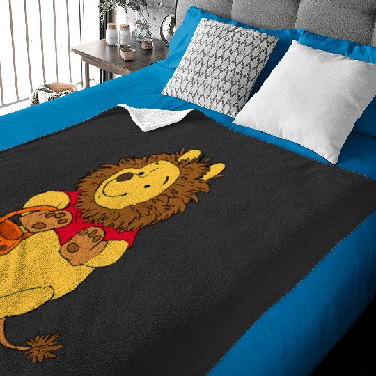 Discover disney halloween pooh lion Baby Blankets