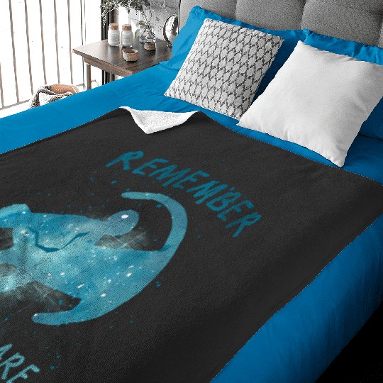 Disney The Lion King Simba Remember Who You Are Splatter Baby Blankets