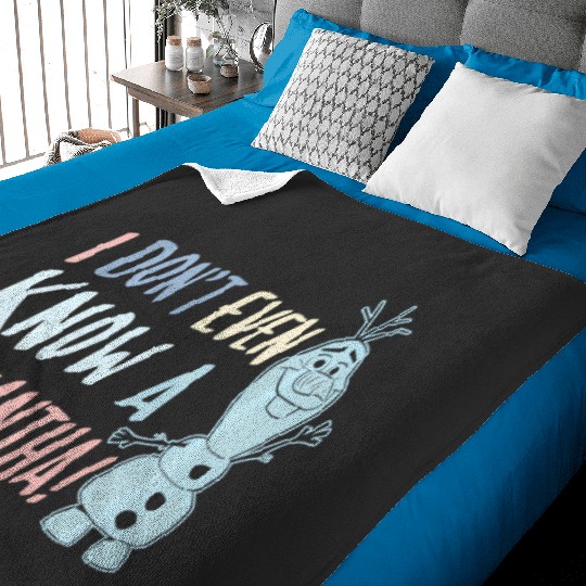 Discover Disney Frozen 2 Olaf I Don'T Even Know A Samantha Baby Blankets