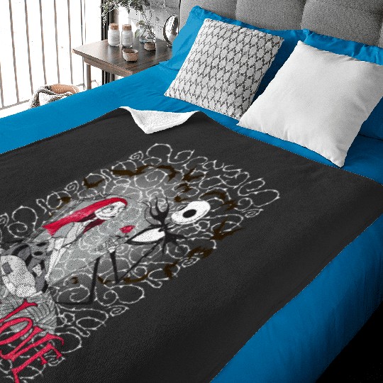 Discover Disney Nightmare Before Christmas True Love Baby Blankets