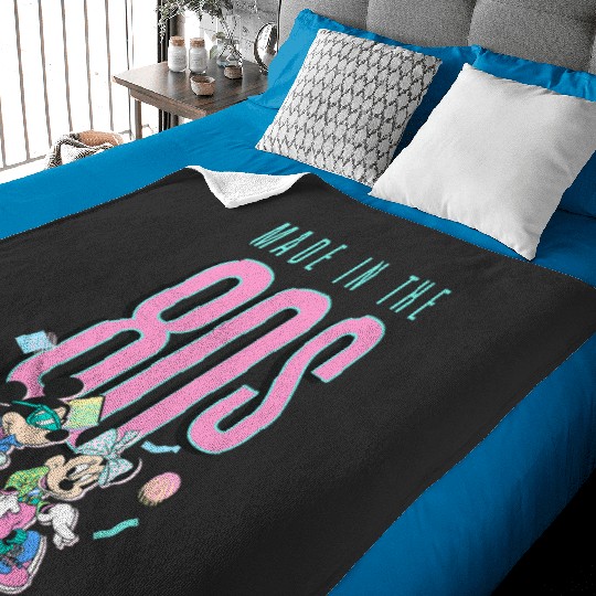 Disney Mickey & Friends Retro Vintage Made In The 80's Neon Baby Blankets