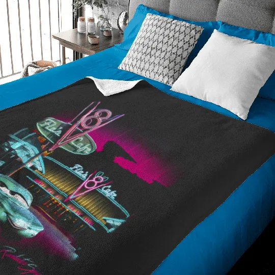 Discover Disney Pixar Cars Radiator Springs Flo'S Cafe Baby Blankets