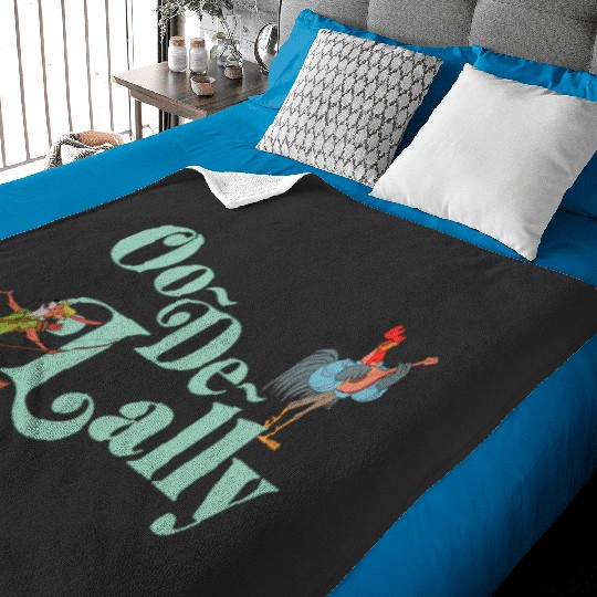 Disney Robin Hood Oo-De-Lally Iconic Quote Chest Text Logo Baby Blankets