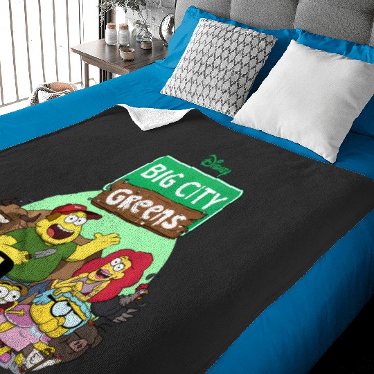 Discover Disney Big City Greens Family Group Baby Blankets