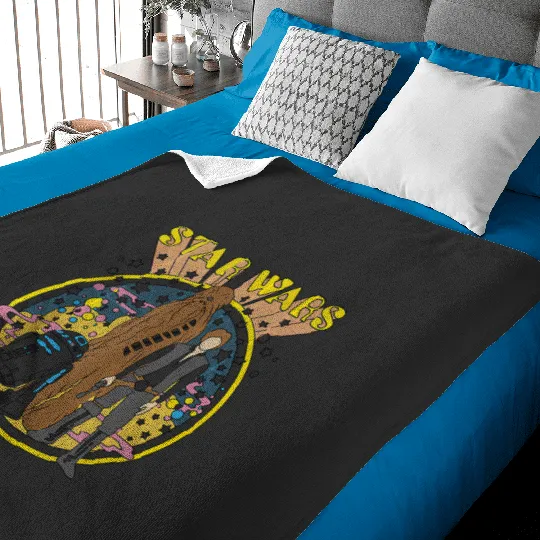 Star Wars Vintage Psych Rebels Disney+ Tank Top Baby Blankets