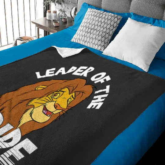 Discover Disney The Lion King Simba Leader Of The Pride Retro Logo Baby Blankets