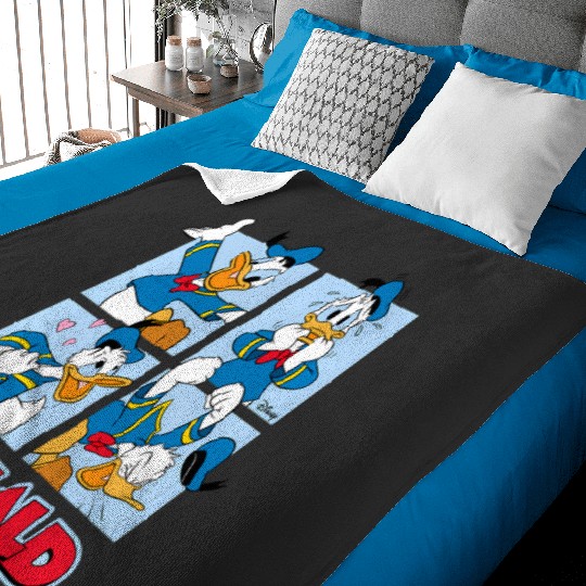 Disney - Donald Duck Grid Baby Blankets